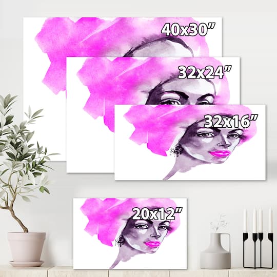 Designart - African American Woman Fashion Portrait